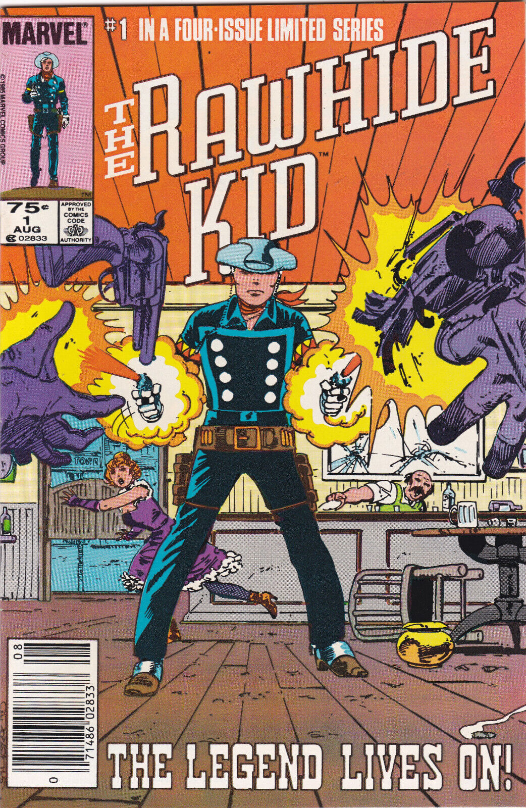 The Rawhide Kid  #1 - VF/NM - 1985 - Marvel Comics - Newstand Edition