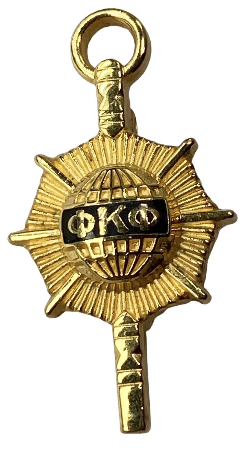 Vintage USA Phi Kappa Phi Honor Fraternity Sorority 14K Gold Pin Badge