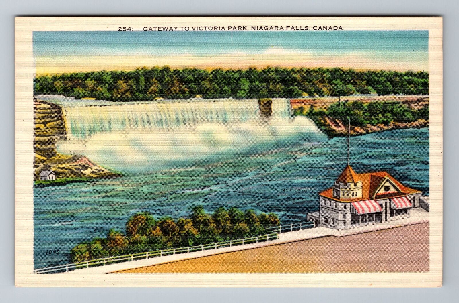 Niagara Falls ON-Ontario, Gateway to Victoria Park, Vintage Postcard