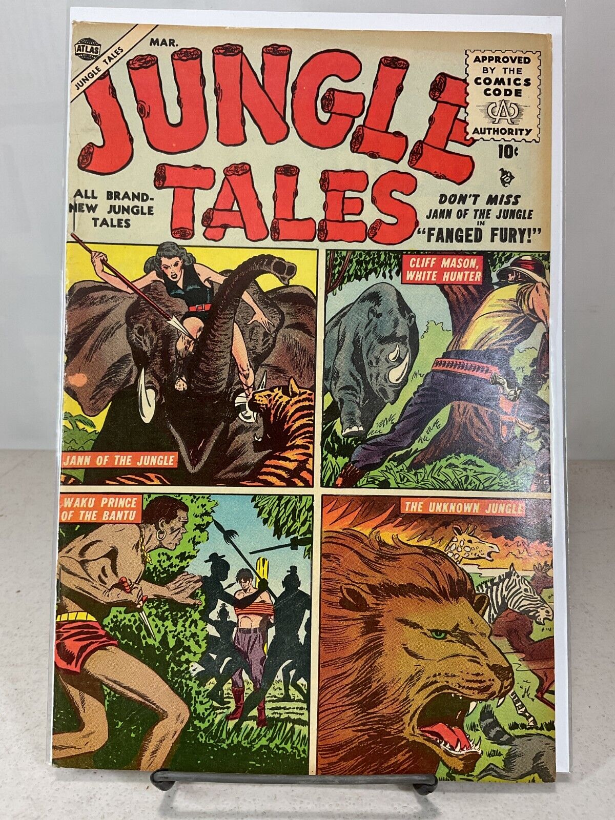Atlas Comics Jungle Tales #4 1955 VF-
