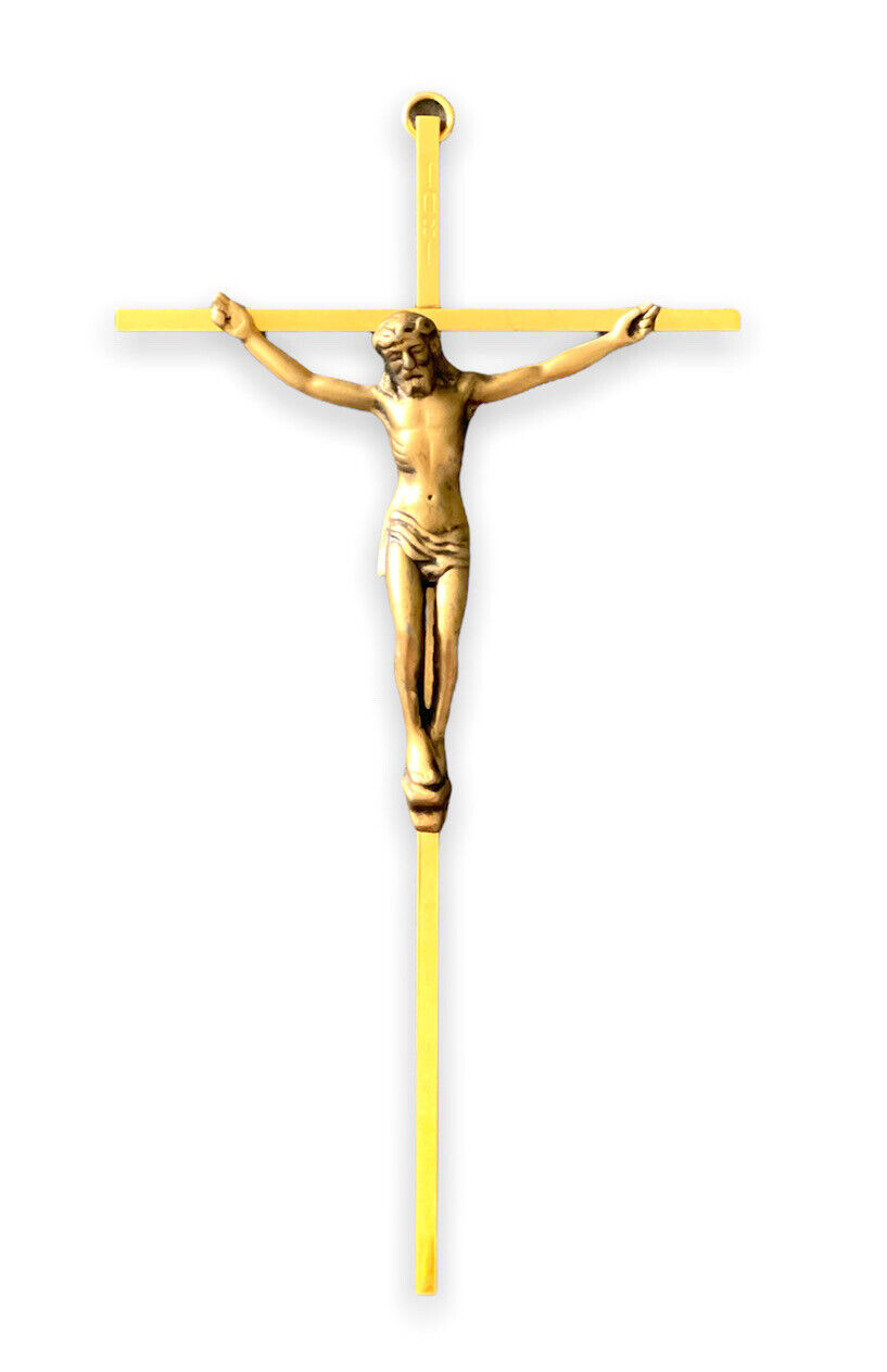 Jeweled Cross Co Crucifix Wall Cross Inri Jesus Of Nazarene 10” Tall Wall Hangin