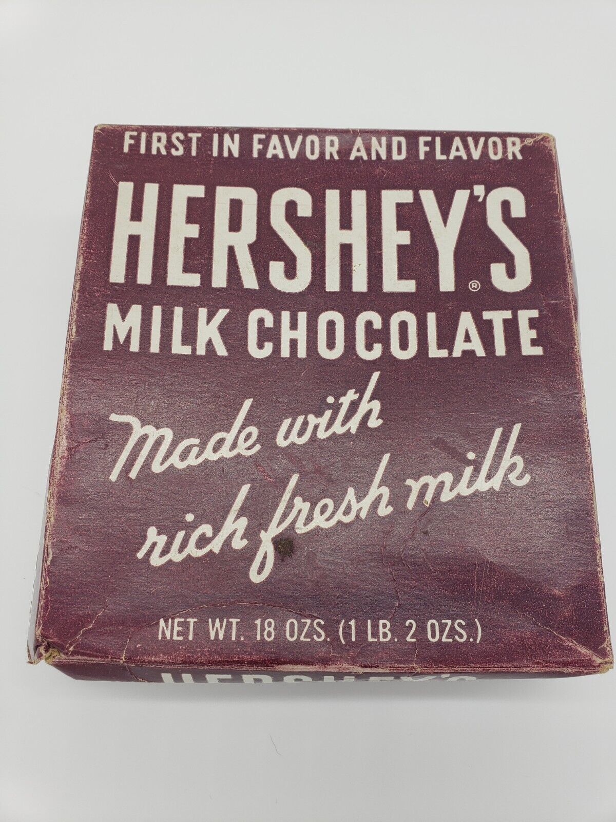 Vintage Hershey's Milk Chocolate Candy Bar Box No 104 24 Bars Empty 