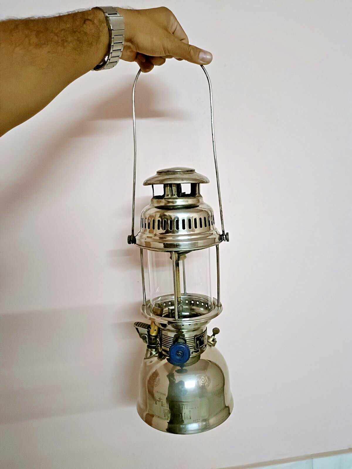 Old Vintage Petromax Rapid 829/500 CP Kerosene Pressure Lantern Lamp Germany