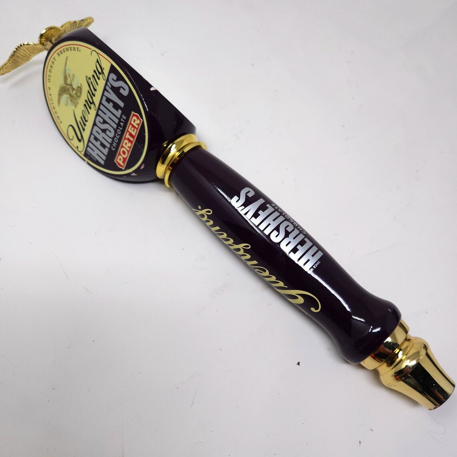 Yuengling Hershey’s Chocolate Porter Beer Tap Handle 13” Tall Keg Mancave Pub 3D