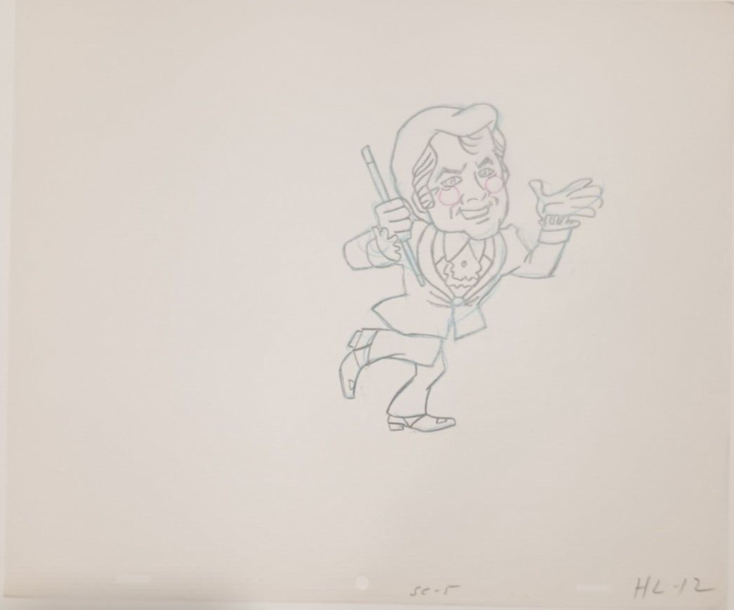 Lyle Waggoner Carol Burnett TV Show Pencil Drawing HL12