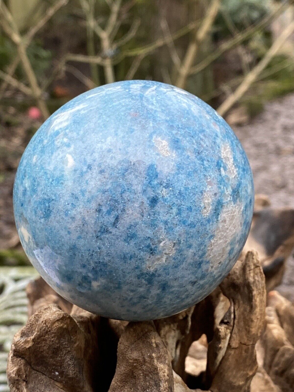 Trolleite Rare Large Crystal Ball 652g 19 78mm
