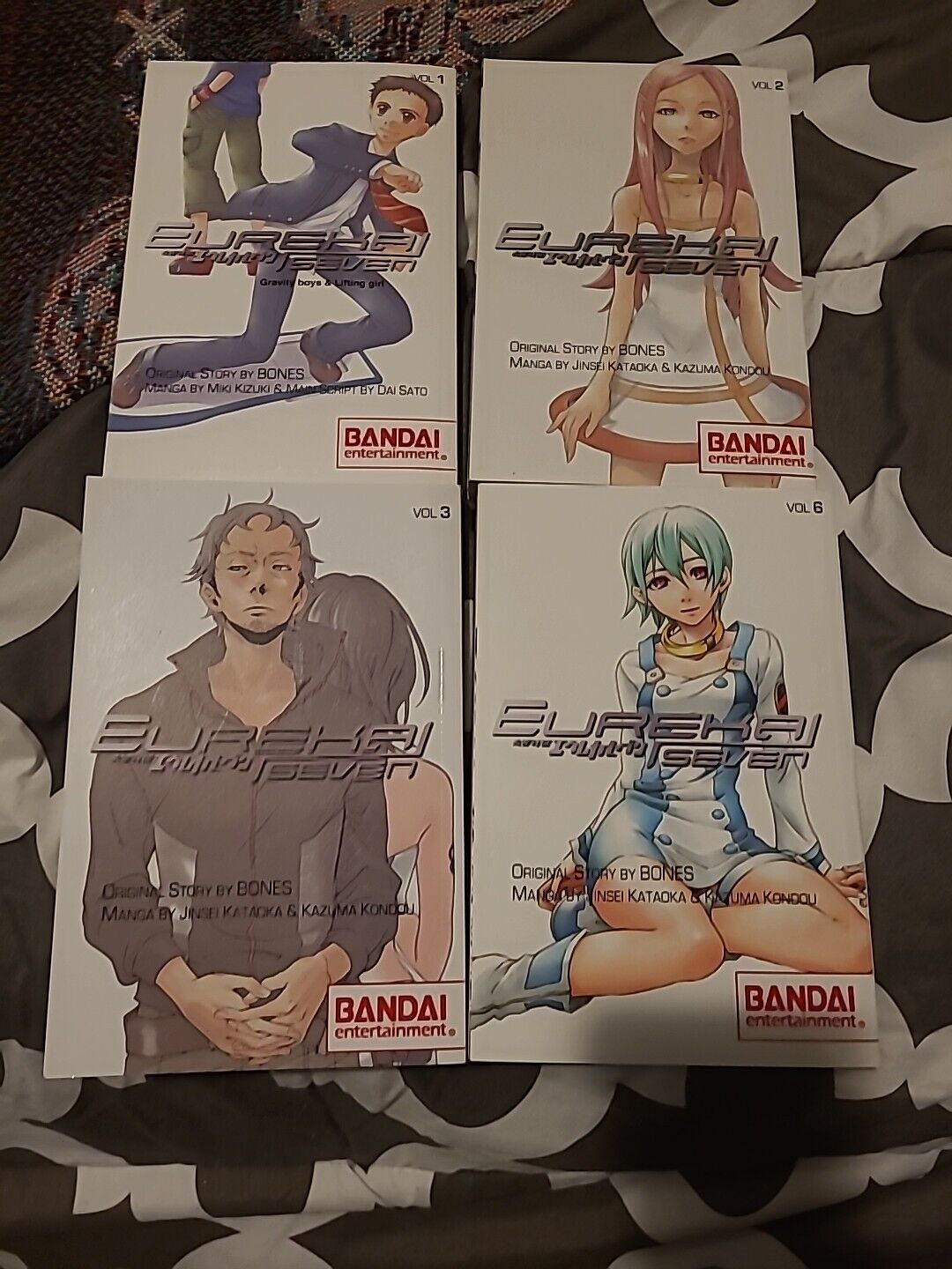 Eureka Seven - Jinsei Kataoka Kazuma - Vol 1, 2, 3,6 English Manga Lot Bandai