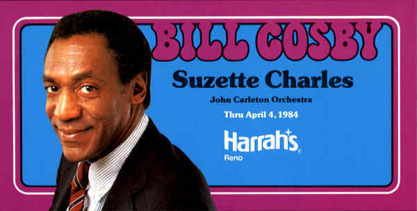 Celeb Bill Cosby Suzette Charles Postcard Vintage Post Card