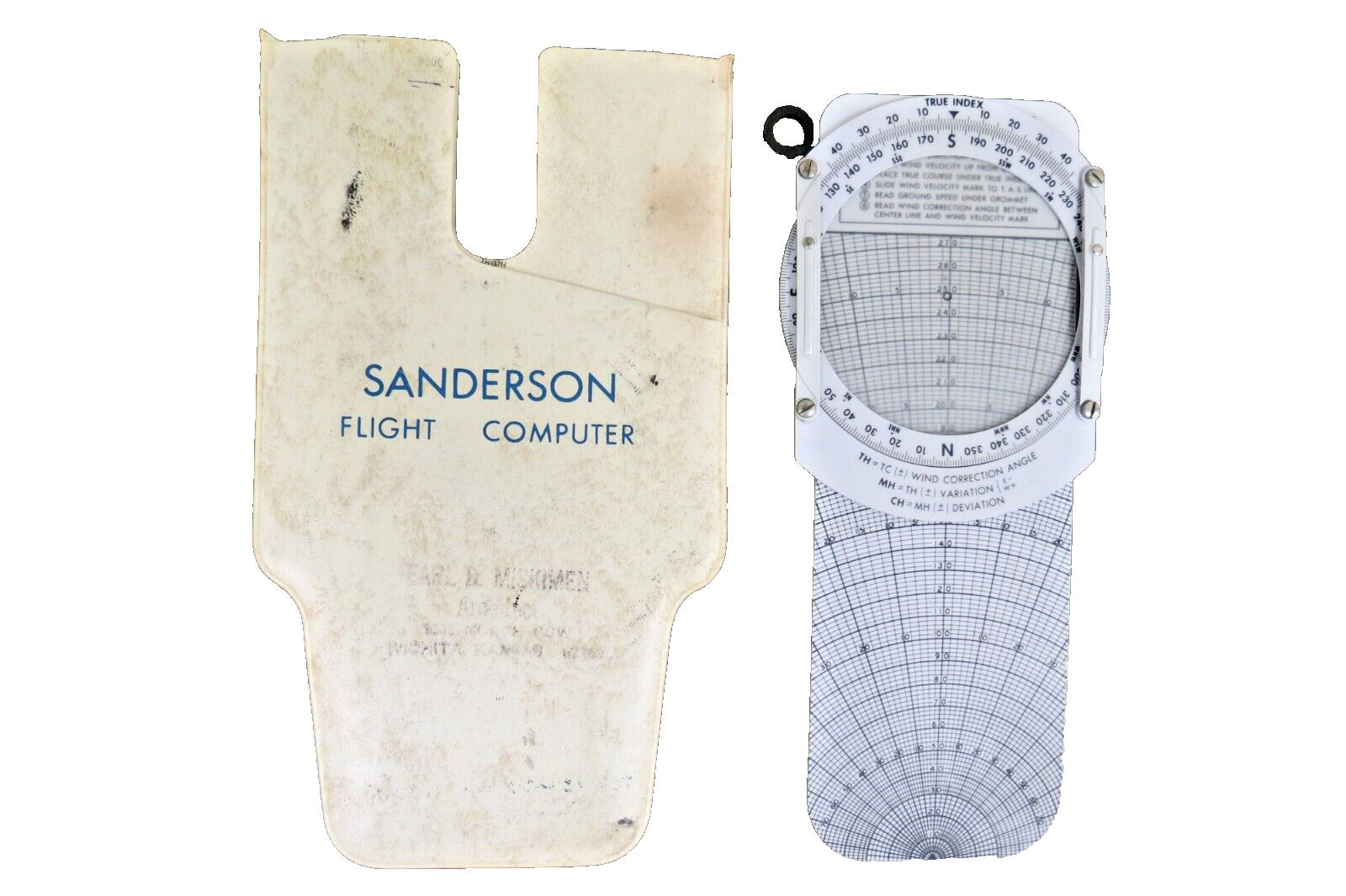 Vintage Sanderson Flight Computer SC-2 With Case 1963