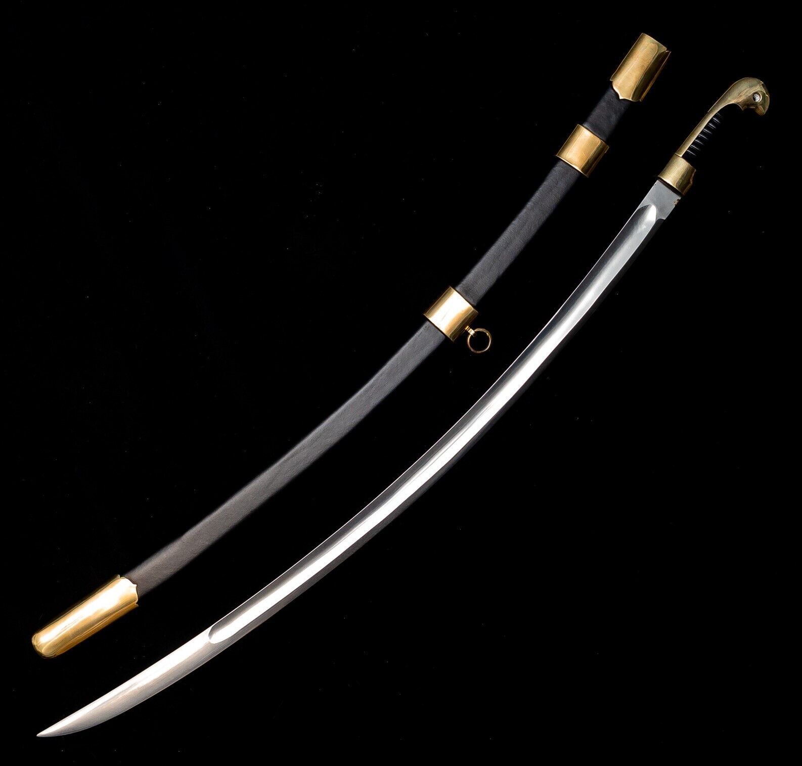 Shashka 1838 Baklanovskaya Saber Cossack Sword dagger Zlatoust knife Silkway 22