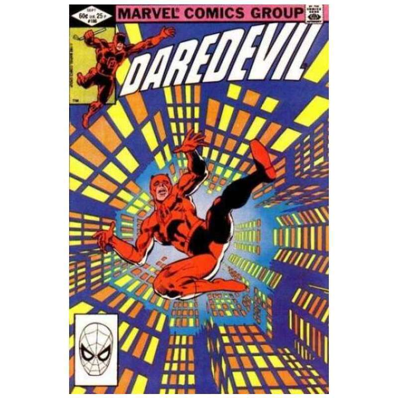 Daredevil #186 - 1964 series Marvel comics VF minus Full description below [d 