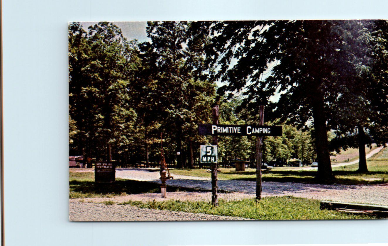 A view of roads leading to all camping areas at beautiful Amishville, Indiana