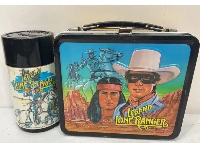 VINTAGE LONE RANGER LUNCHBOX AND THERMOS