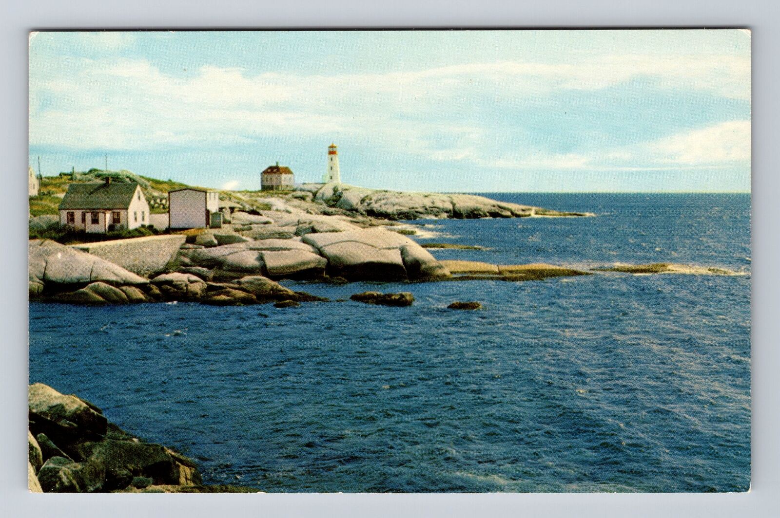 Peggy\'s Cove-Nova Scotia, Scenic South Shore Peggy\'s Cove, Vintage Postcard