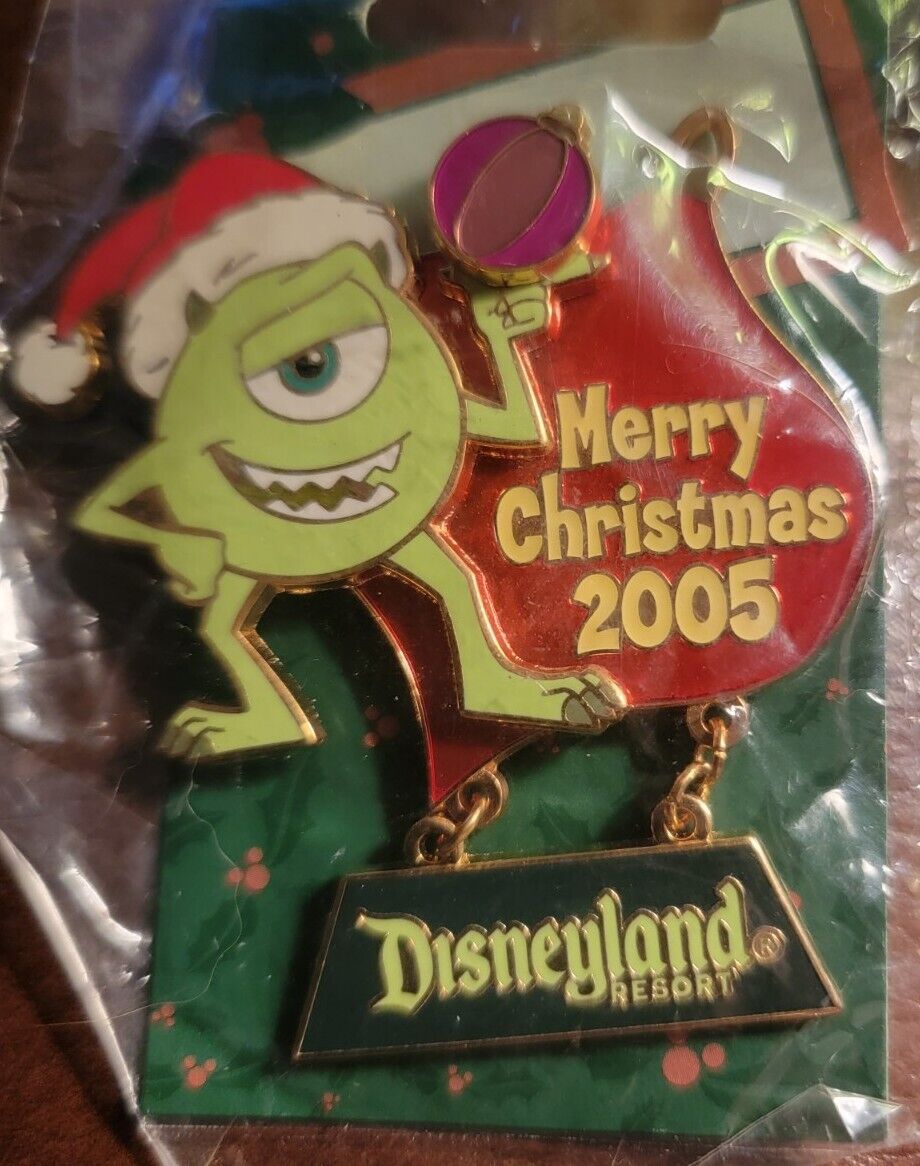 Disney DLR - 2005 Holiday Ornament Collection - Mike Wazowski - Pin 43057