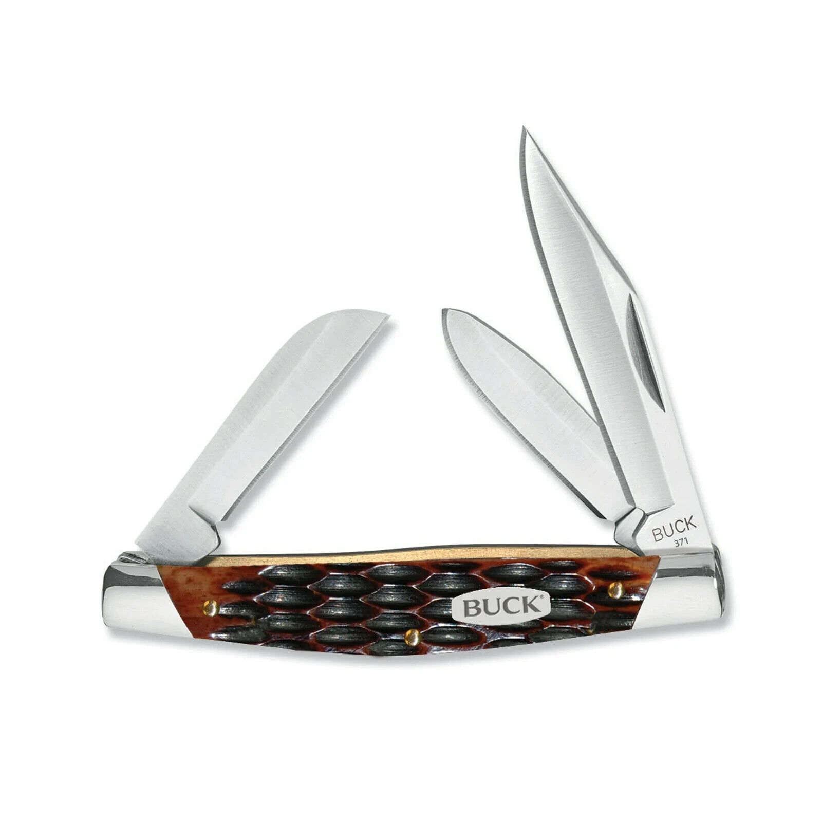 Buck Knives 371 Stockman Multi-Blade Folding Pocket Knife