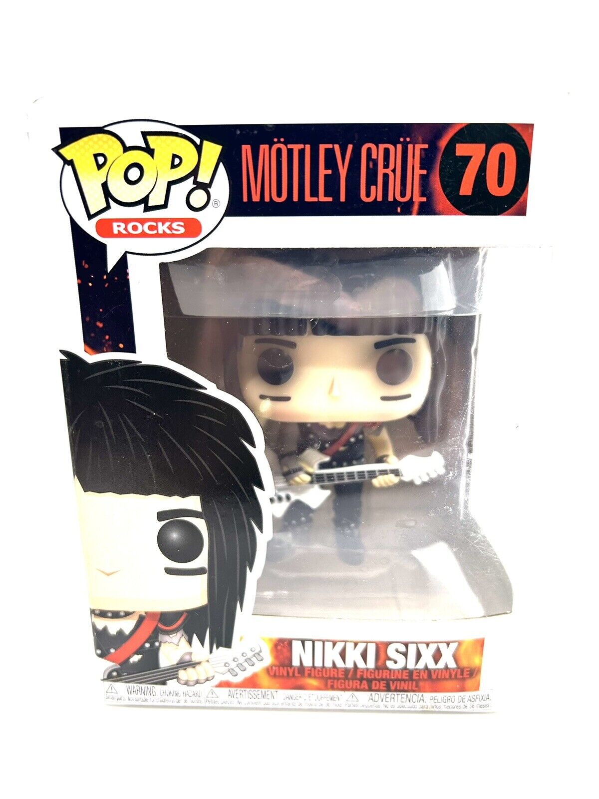 Funko POP Motley Crue 70 Nikki Sixx 