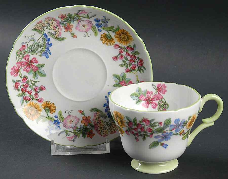 Shelley Hedgerow Demitasse Cup & Saucer 4237835