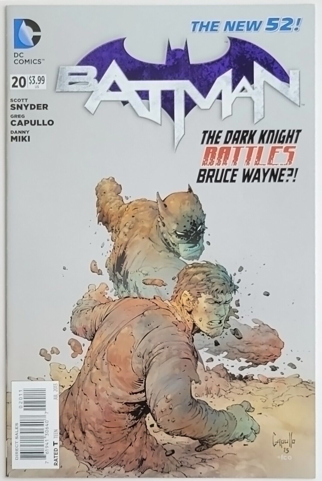 Batman #20 (2013) Clayface Swallows Bruce Wayne; Superman, Batman Team Up