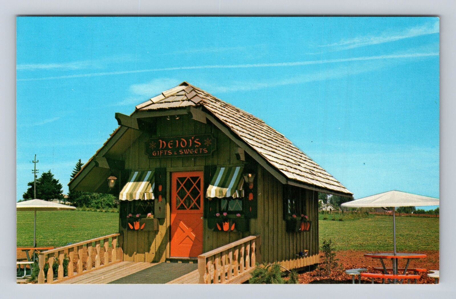 Joseph OR-Oregon, Heid\'s Gift & Sweet Shop, Advertising, Vintage Postcard