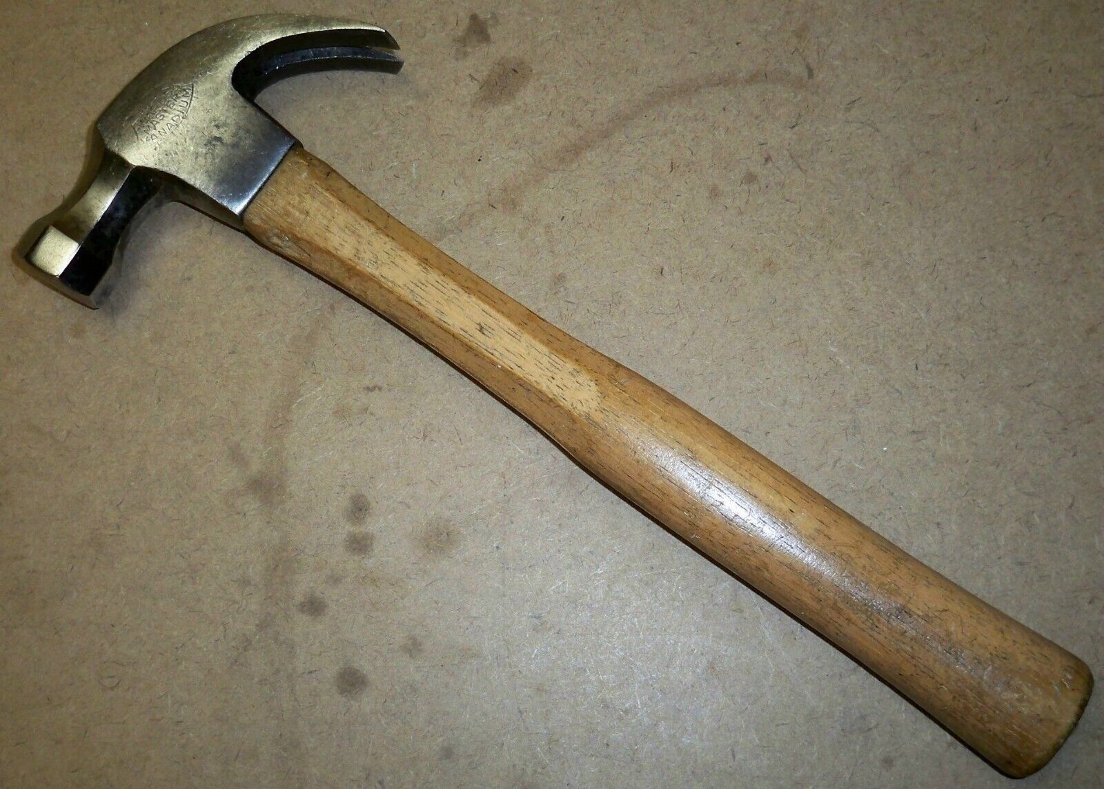 Vintage WARDS MASTER VANADIUM 16 oz. Curved Claw Hammer with Original Handle