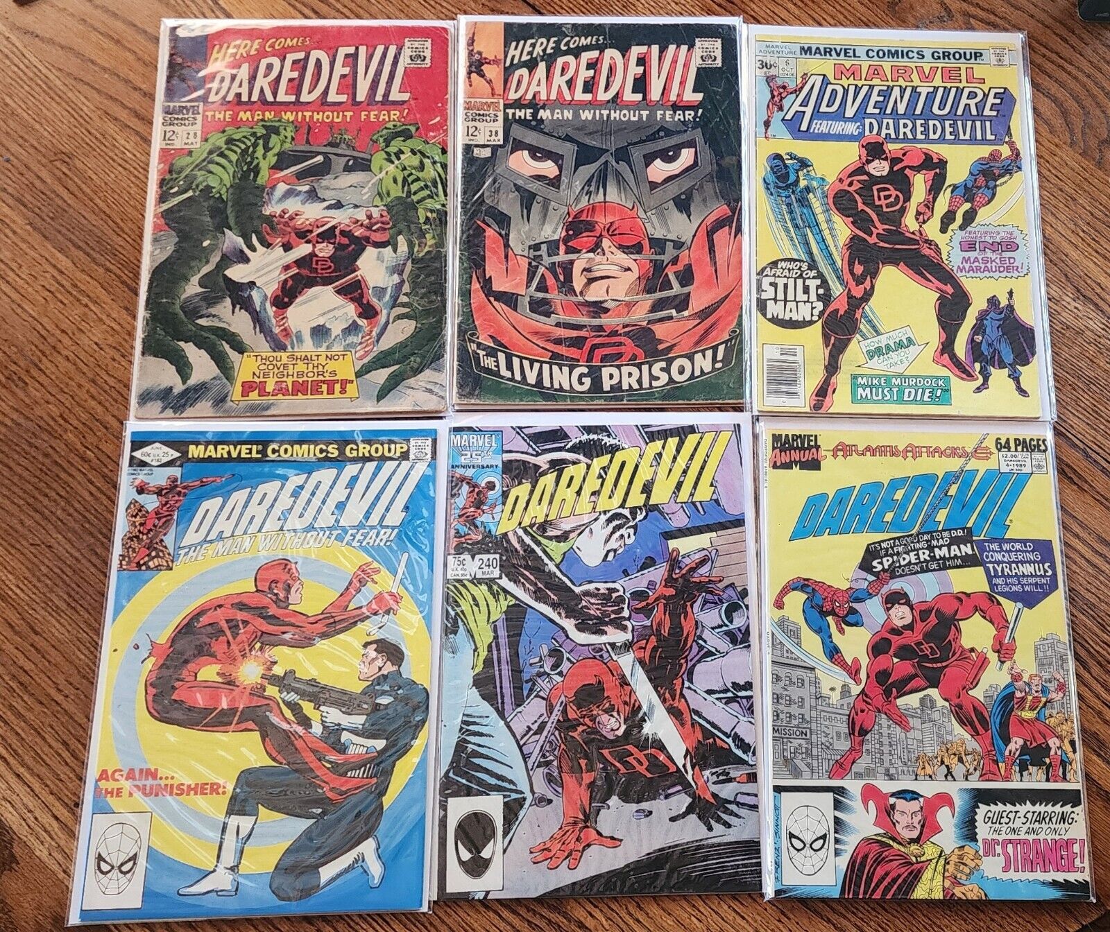 Daredevil Vol 1 6 Book Lot  Minor Keys(Dr. Doom, Punisher, Spiderman, Dr....