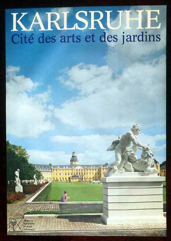 Original Poster Germany Karlsruhe Bundesland Baden-Württemberg Palace Monuments