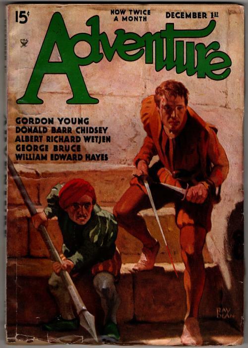Adventure Dec 1 1934 Dean Cvr; Chidsey; Gordon Young; George Bruce; Wetjen; S...