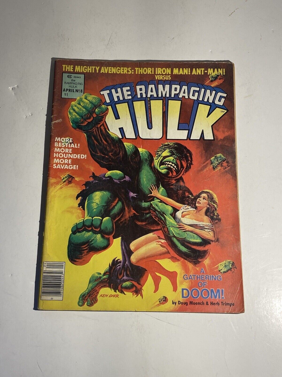 The Rampaging Hulk #8 Magazine- Please See All Photos