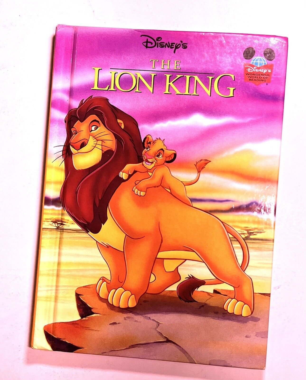 Vtg The Lion King Walt Disney's Kids Book 1994 Wonderful World of Reading
