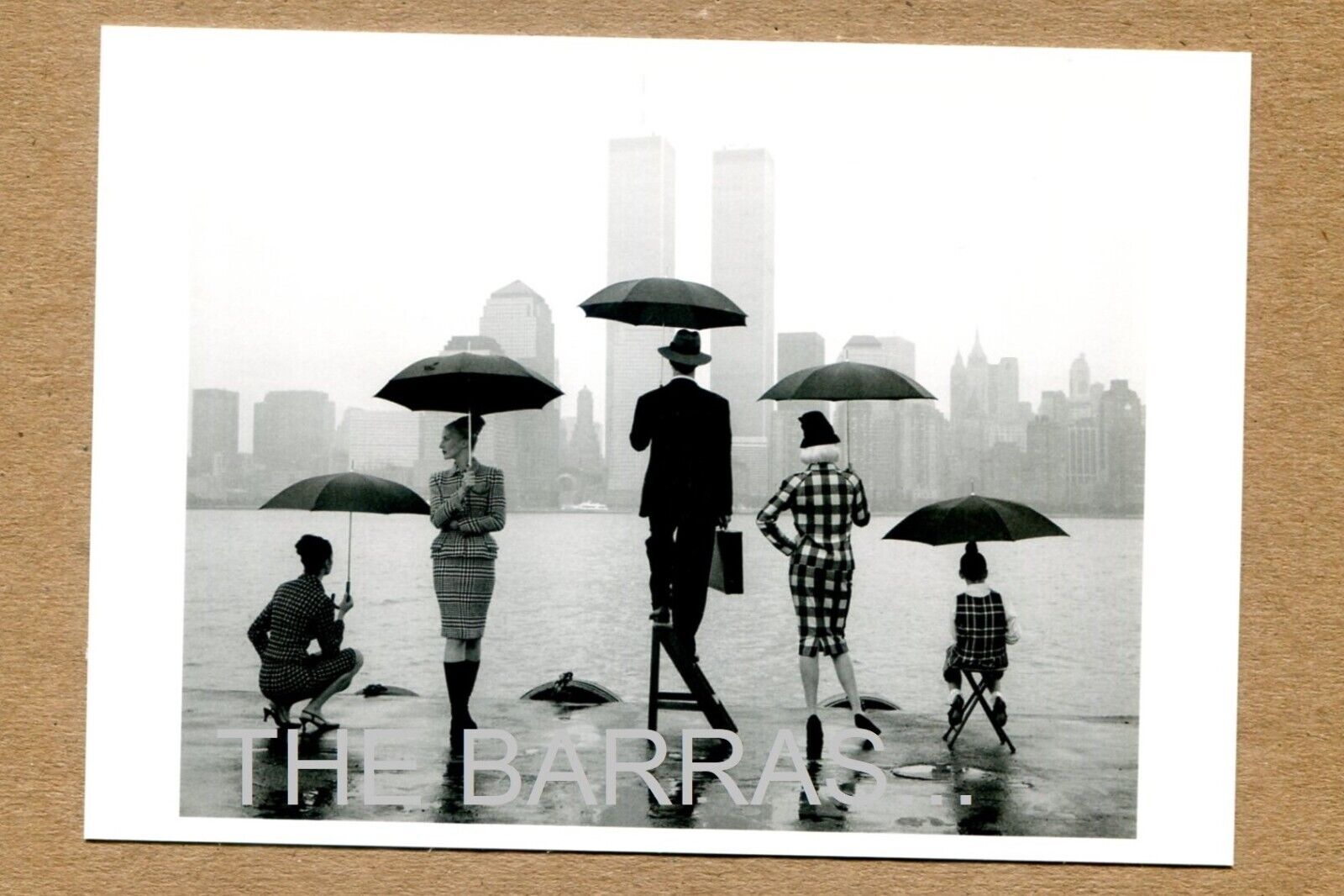 RODNEY SMITH, 1995 Skyline, Hudson River, New York Fotofolio POSTCARD