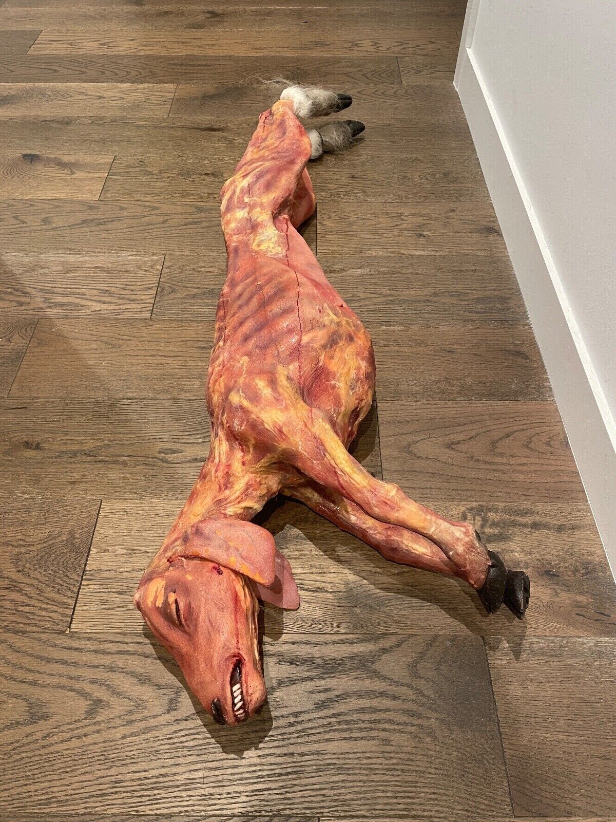 Dapper Cadaver Prop Hanging Dead Goat - Realistic VFX (Used Once)