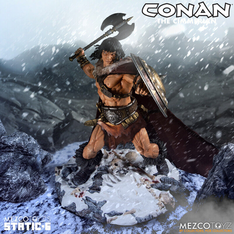 Mezco Static Six Conan the Cimmerian 1/6 Statue NEW SEALED