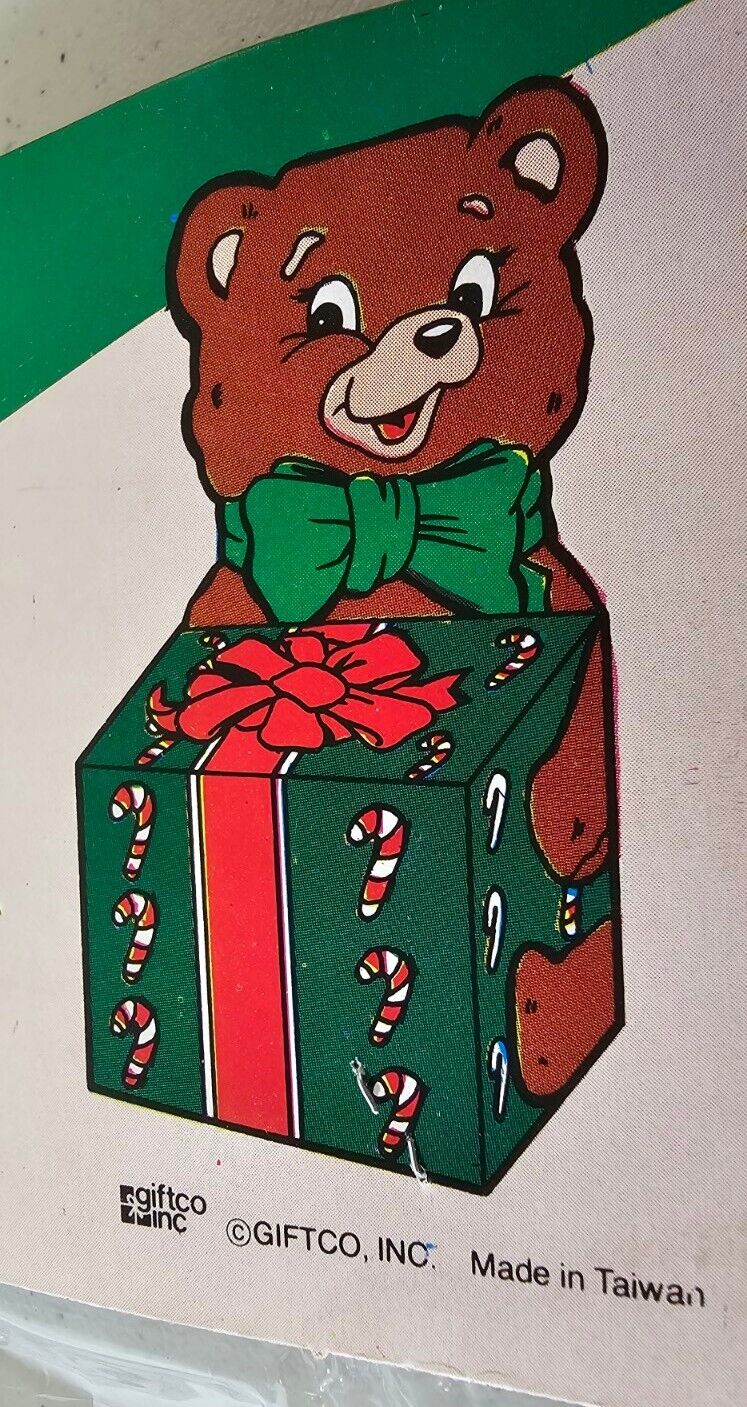 Giftco Inc Holiday Christmas Gift Boxes Teddy Bears 16 Total Boxes VTG NOS