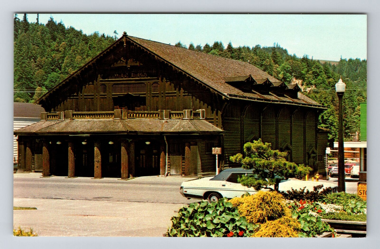 Scotia CA-California, Redwood Theatre, Exterior Building, Vintage Postcard