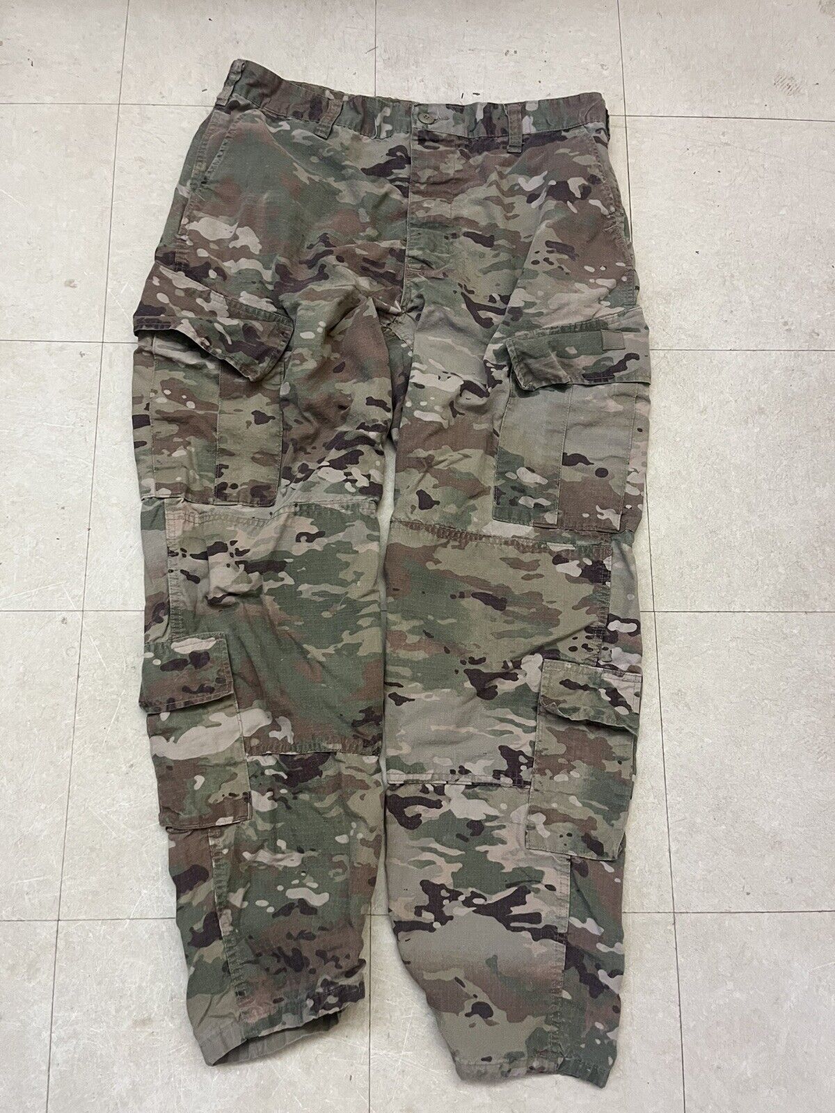 USGI Unisex OCP Flame Resistant Army Combat Pants Trousers FRACU Large Regular