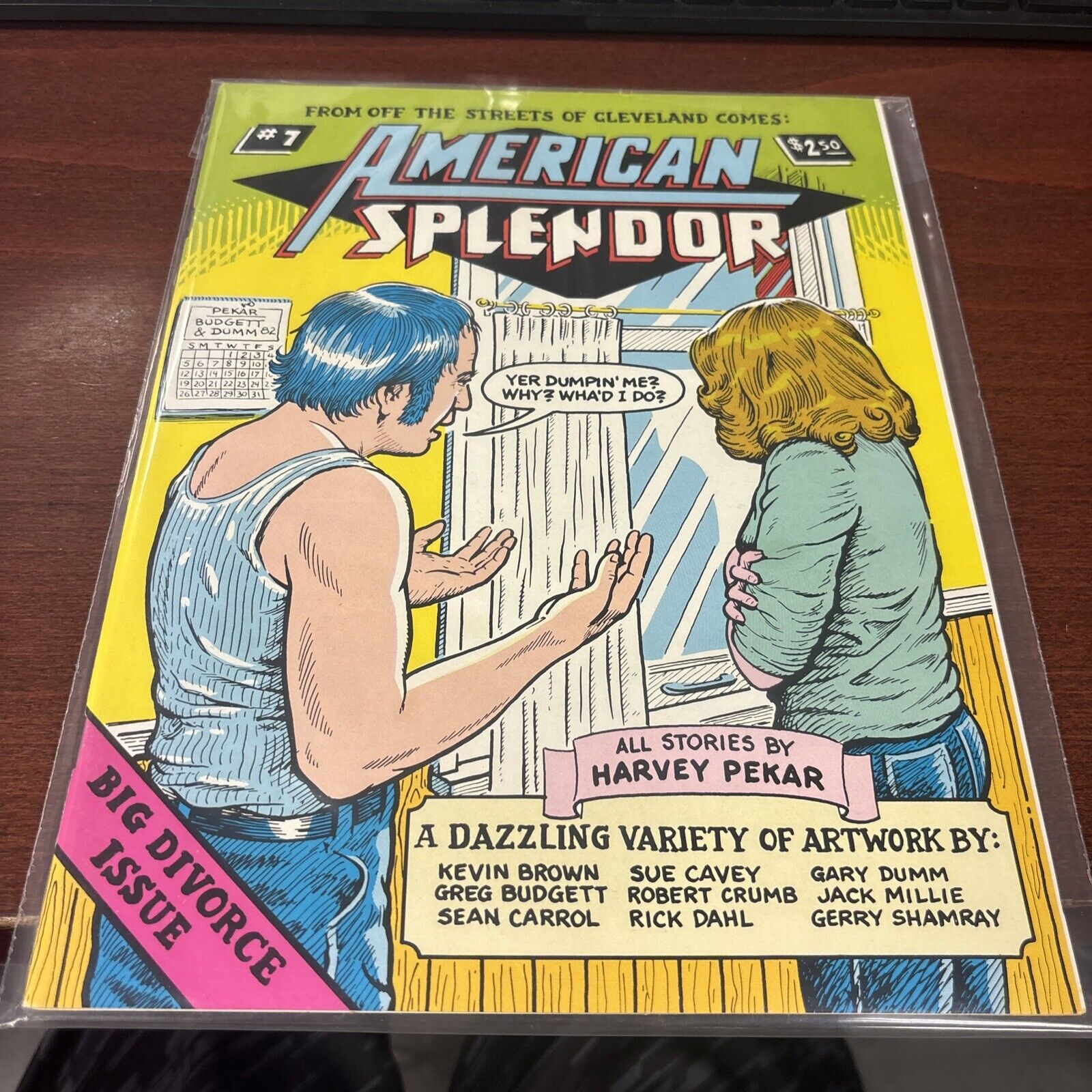 American Splendor #7 1982 Big Divorce Issue Harvey Pekar Robert Crumb