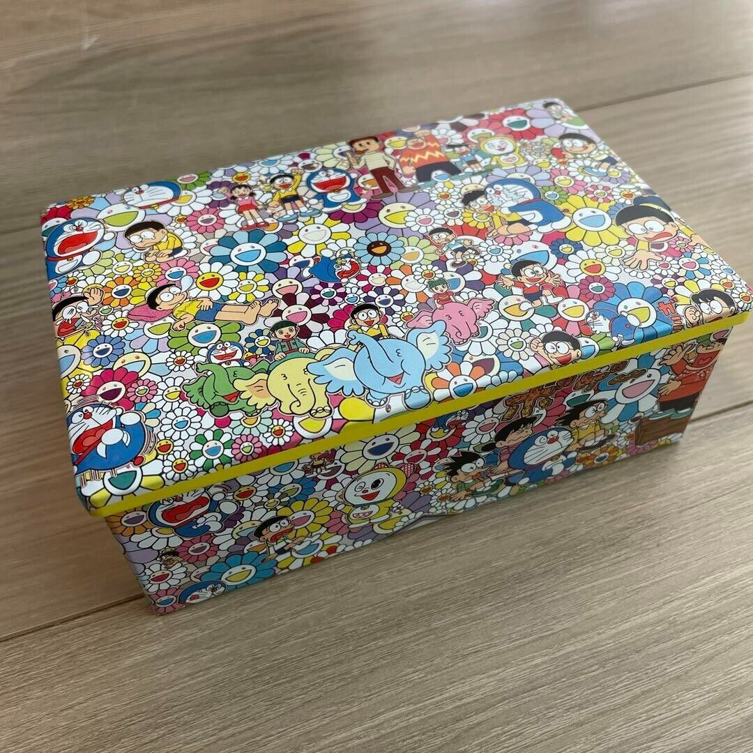 Takashi Murakami Doraemon Exhibition Kaikai Kiki 2017 Flower EMPTY Cookie Can