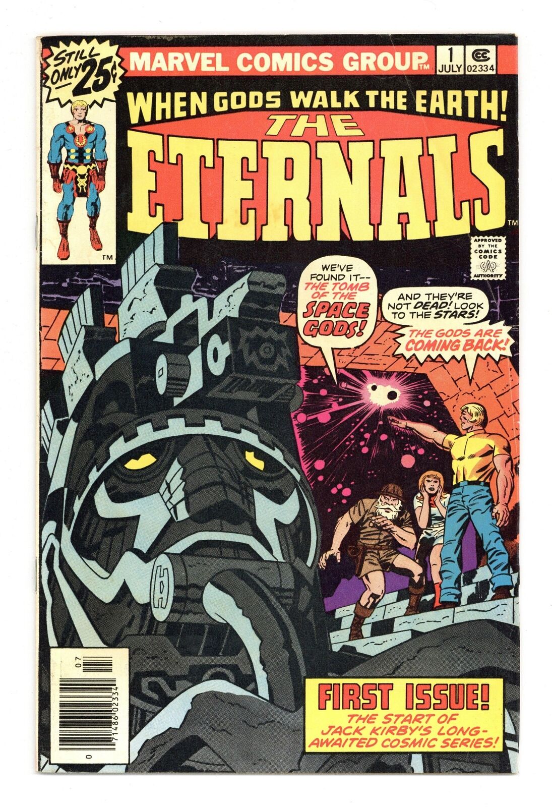 Eternals #1 VG- 3.5 1976 1st app. Eternals, Ikaris, Makkari, Kro