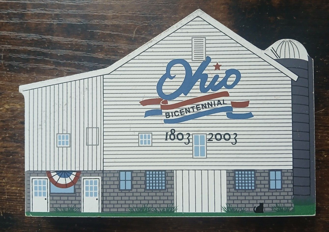 Cat's Meow Village Ohio Bicentennial Barn #22 Geauga County