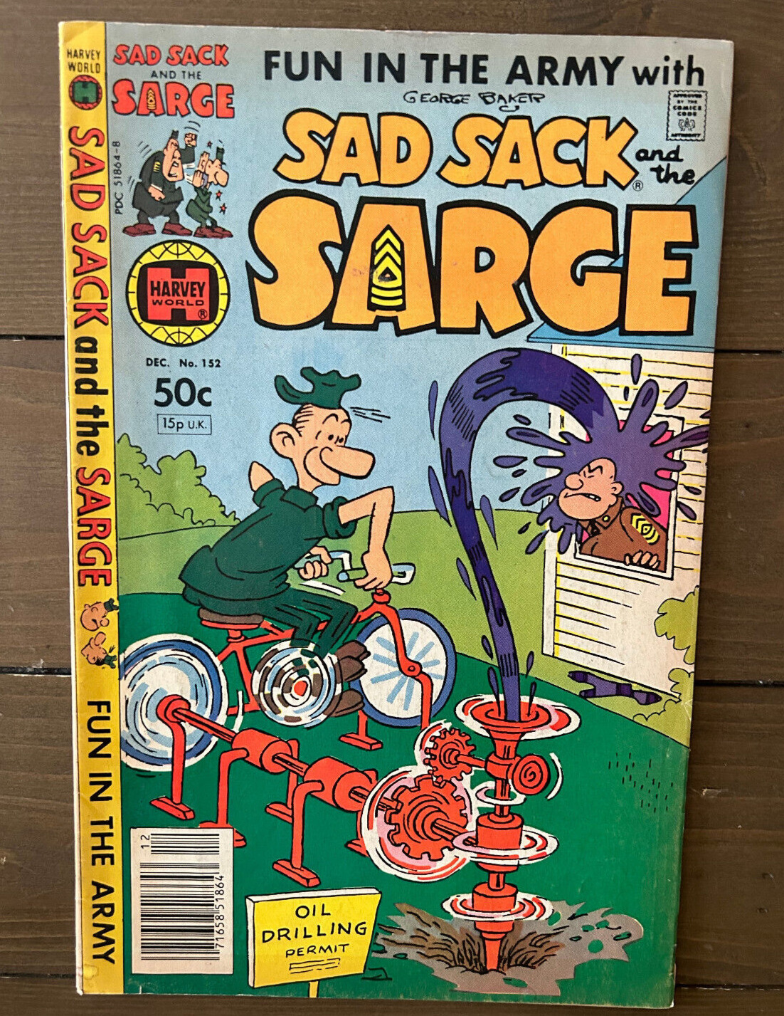 Sad Sack and the Sarge #152 Harvey Comics, 1981
