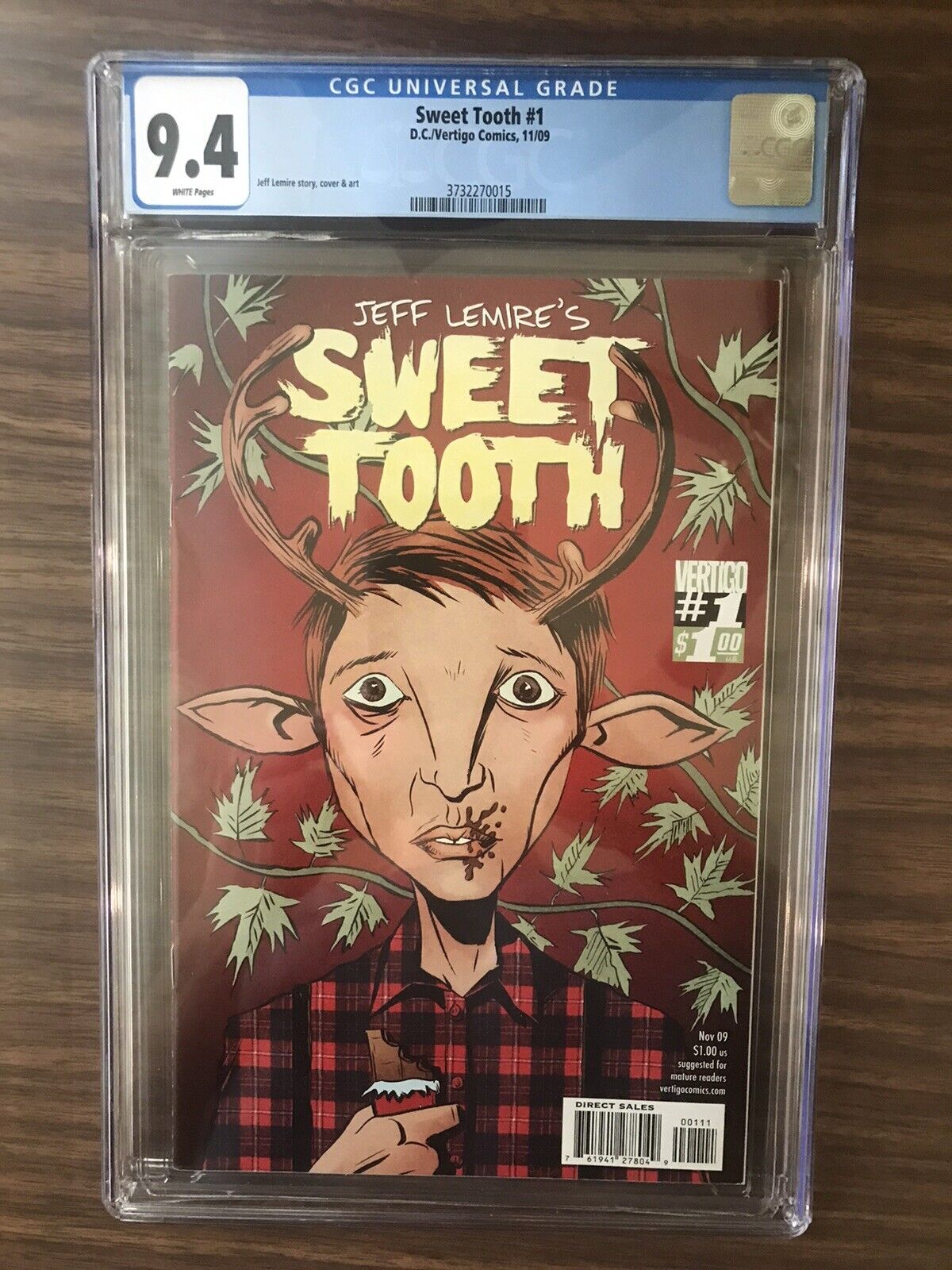 Sweet Tooth #1 2009 DC Vertigo Comics Jeff Lemire CGC 9.4