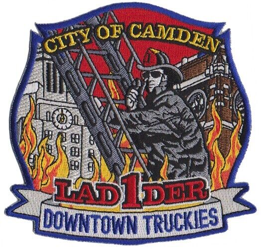 Camden, NJ Ladder 1 Downtown Truckies Fire Patch NEW 