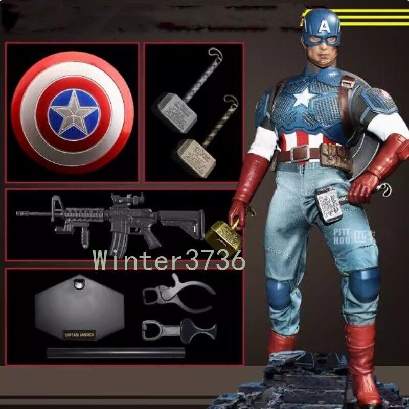 Captain America Mezco 1/6 The Of Prototyping Action Figure Statue Collection New