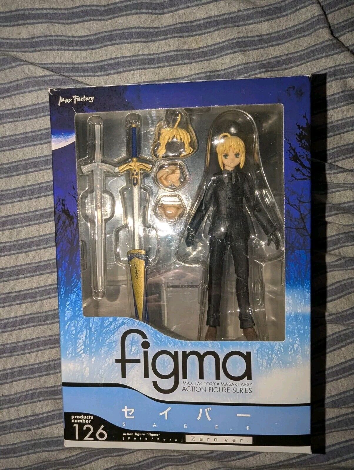 figma Fate/Zero Saber Artoria Zero ver. Figure #126 Max Factory