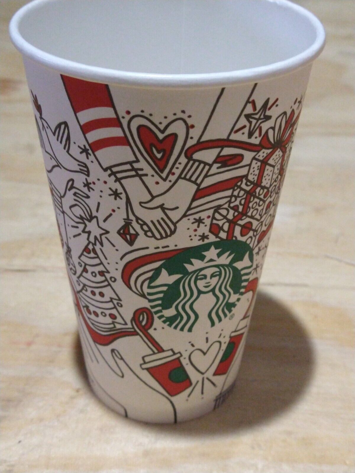 Starbucks Christmas Paper Cup 2017 Collctors Special Price Five Dollars Each