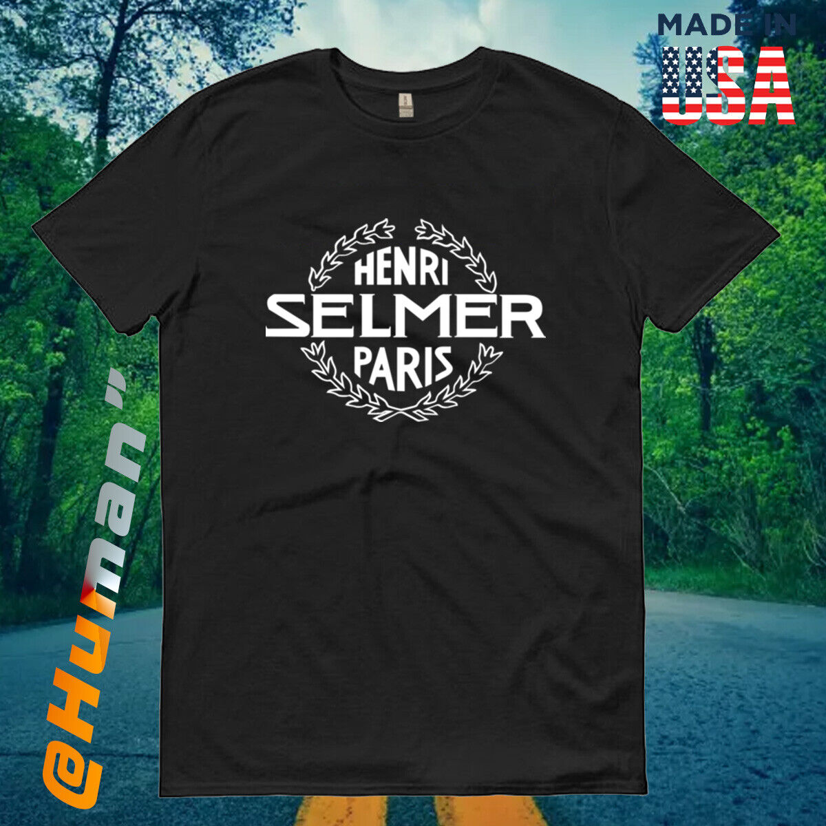 New Henri Selmer Paris Logo T-Shirt Unisex USA size S-5XL 