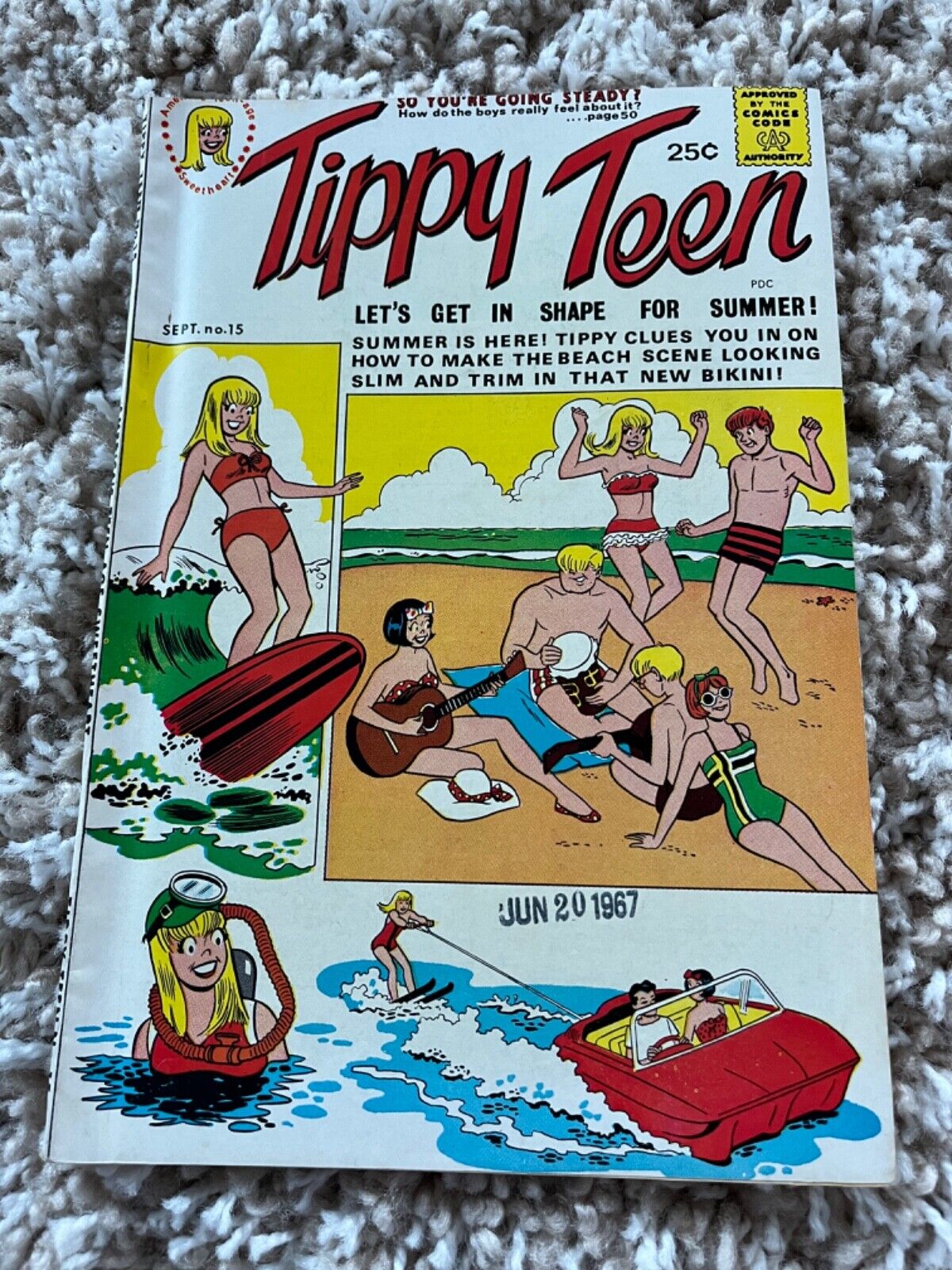 Tippy Teen #15 VF- 7.5 1967