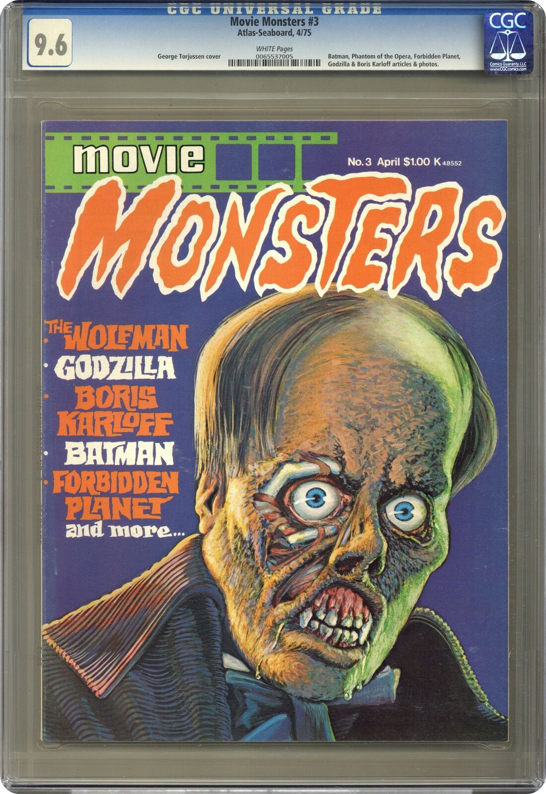 Movie Monsters #3 CGC 9.6 1975 0065537005
