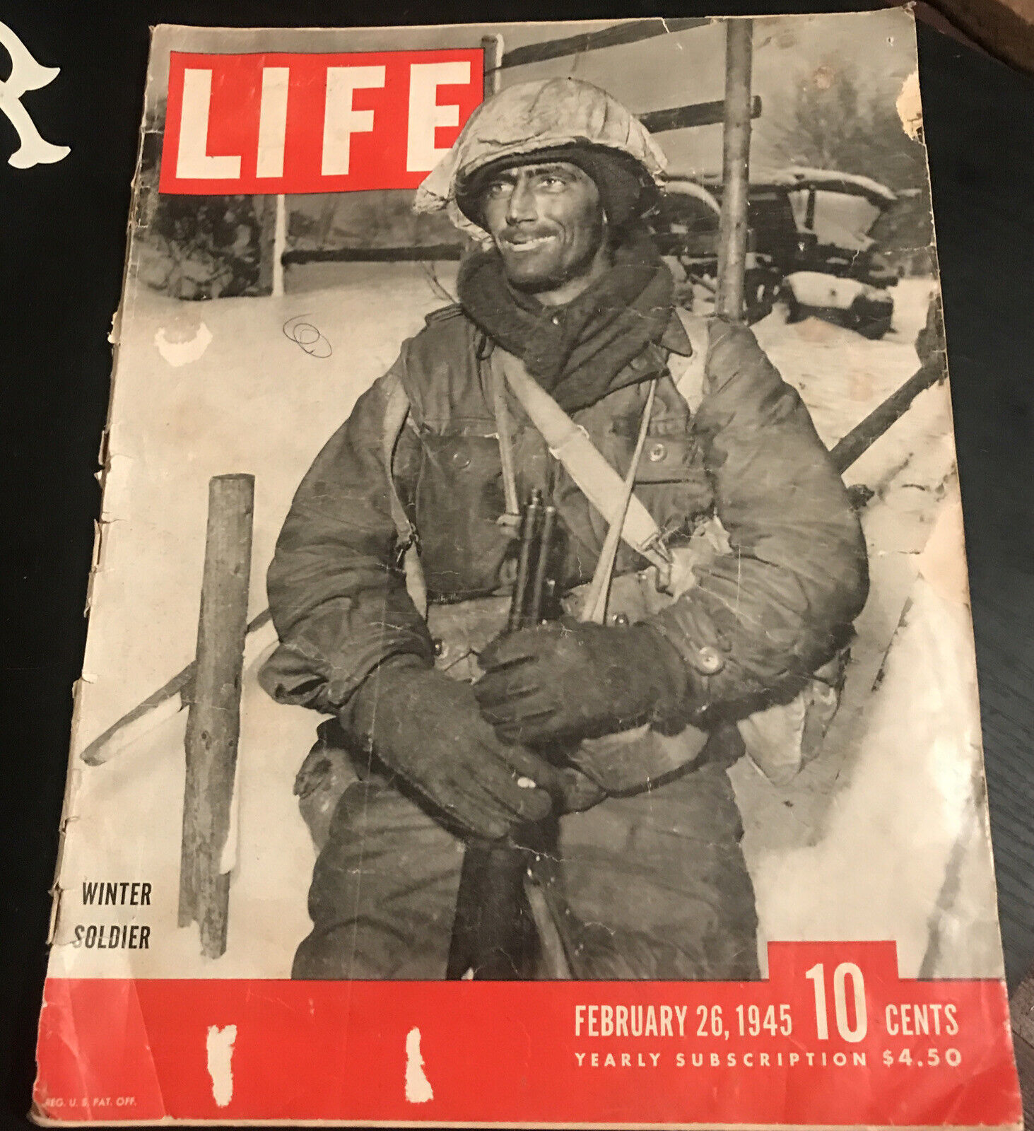 1945 February 26 LIFE Magazine Winter Soldier WW2